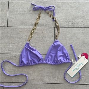 Beach Bunny Bikini Lilac Tri Top
